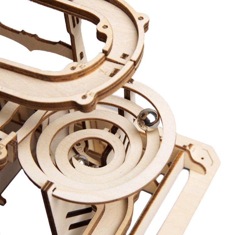 Marble Run Night City DIY Wooden Puzzle