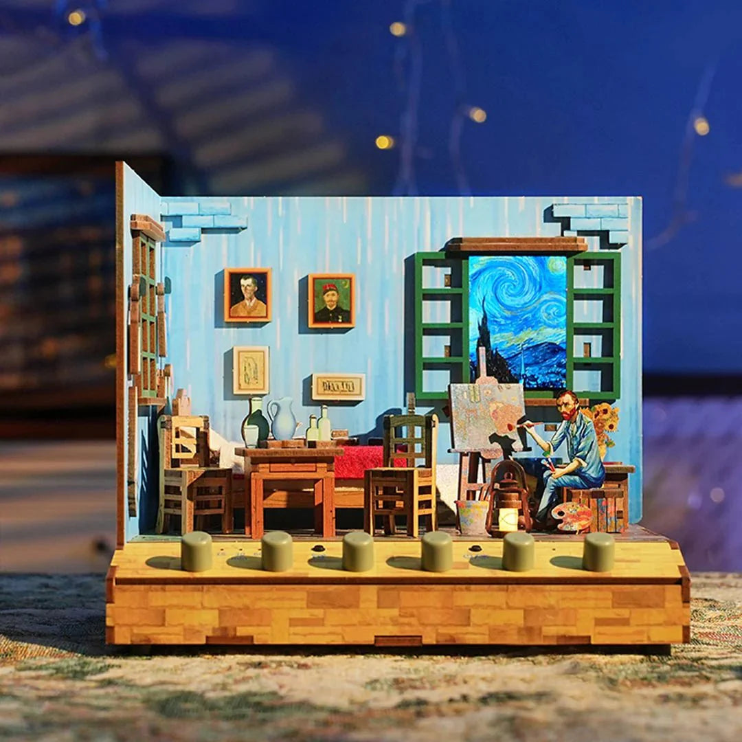 Vincent Van Gogh's Bedroom TechArt DIY Music Box