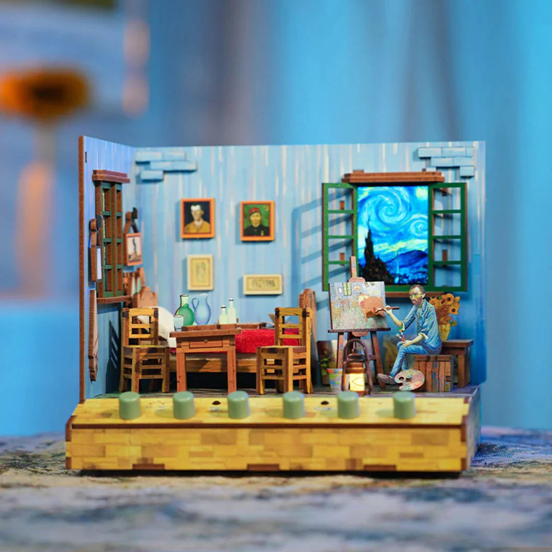 Vincent Van Gogh's Bedroom TechArt DIY Music Box