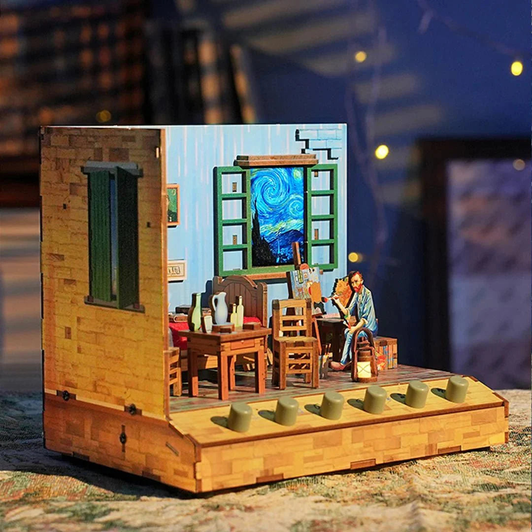 Vincent Van Gogh's Bedroom TechArt DIY Music Box