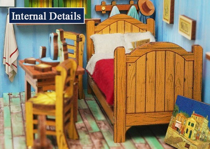 Vincent Van Gogh's Bedroom TechArt DIY Music Box