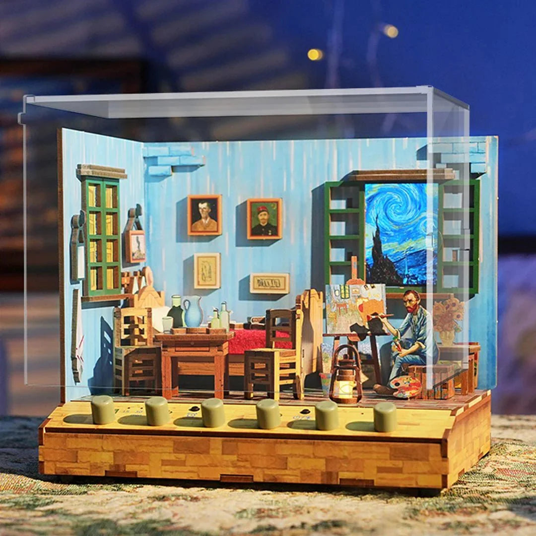Vincent Van Gogh's Bedroom TechArt DIY Music Box